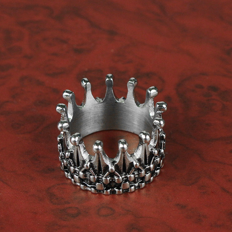 Anello "The Crown" acciaio inossidabile