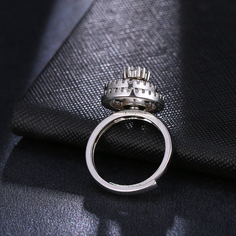 Anello "Sparkling Spiral"