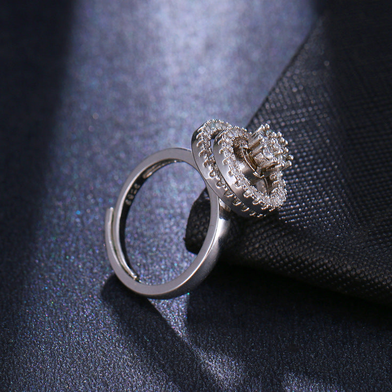 Anello "Sparkling Spiral"