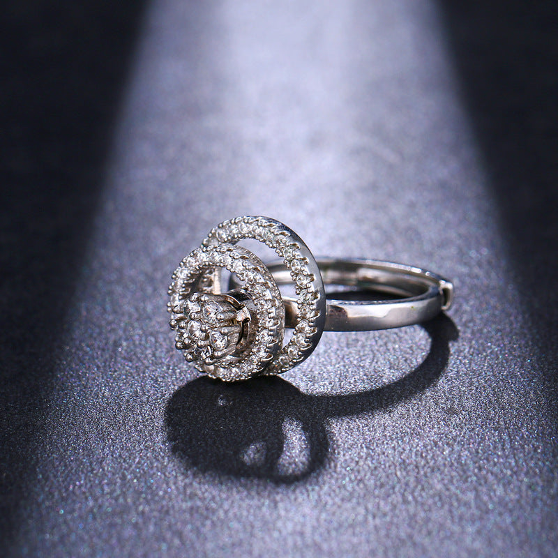 Anello "Sparkling Spiral"