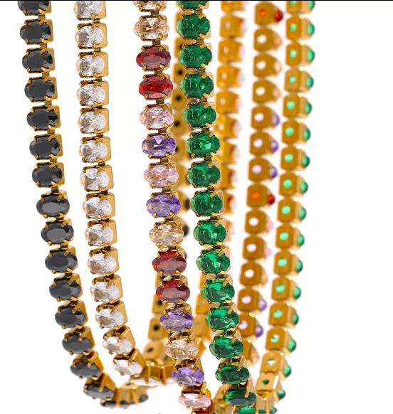 Bracciale e collana "Shiny Colours"