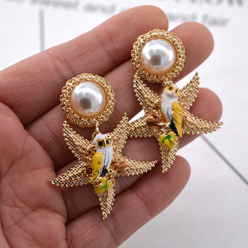 Orecchini Perla & Stella di mare