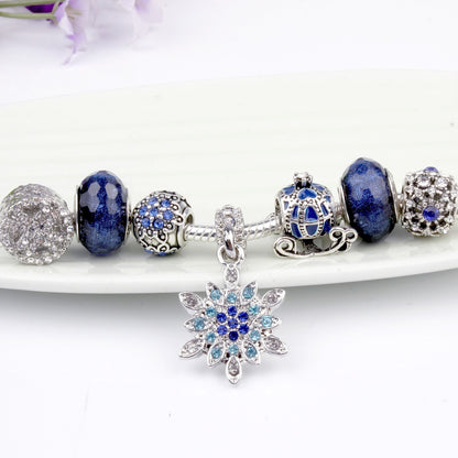 Braccialetto "Charms Blue Stars"