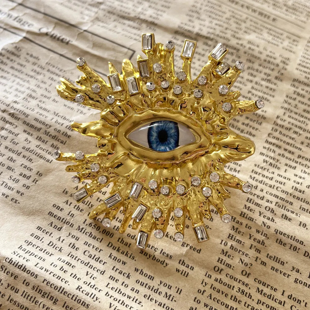 Orecchini/anello/spilla Barocco "Big Eye"