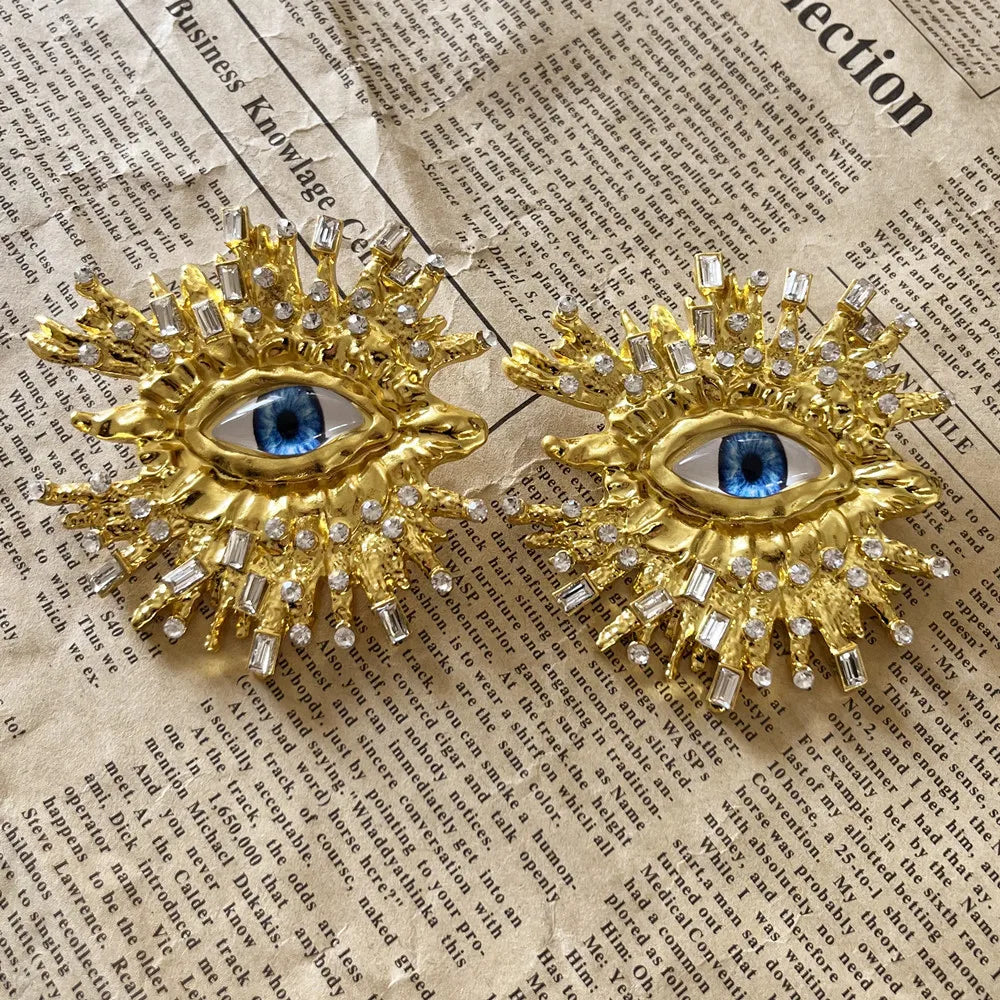 Orecchini/anello/spilla Barocco "Big Eye"